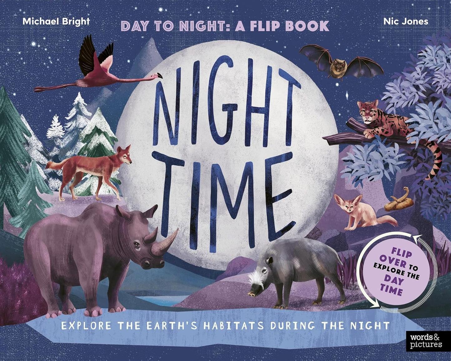 Day to Night: A Flip Book - Michael Bright | Nic Jones