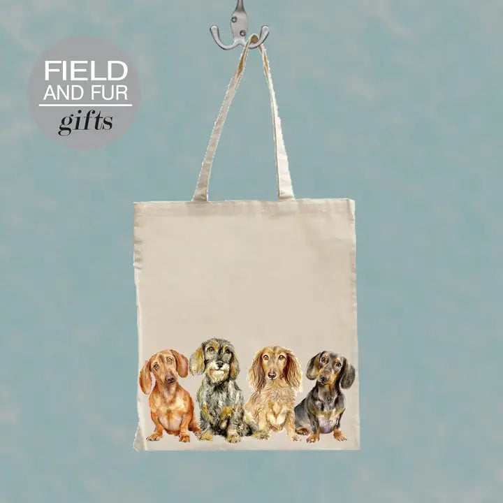 Dachshund Tote Shopping Bag - Field and Fur