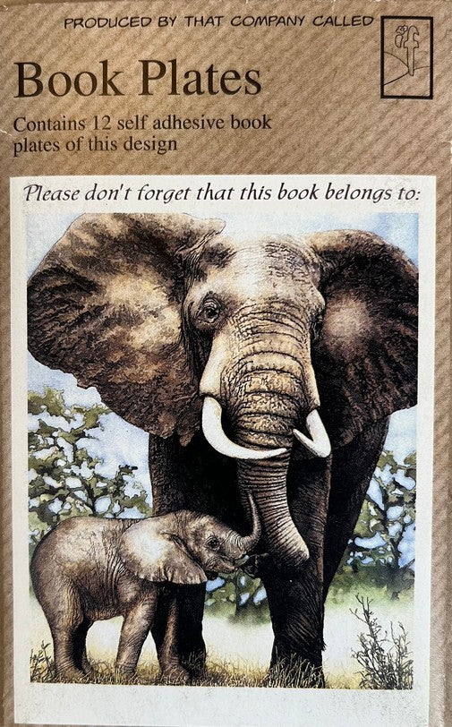 Book Plates - Elephant