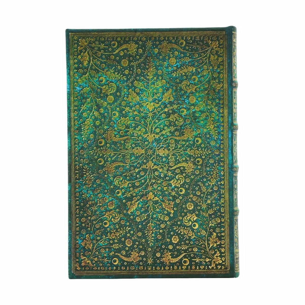 Emerald Flower Mini Lined Hardcover Journal