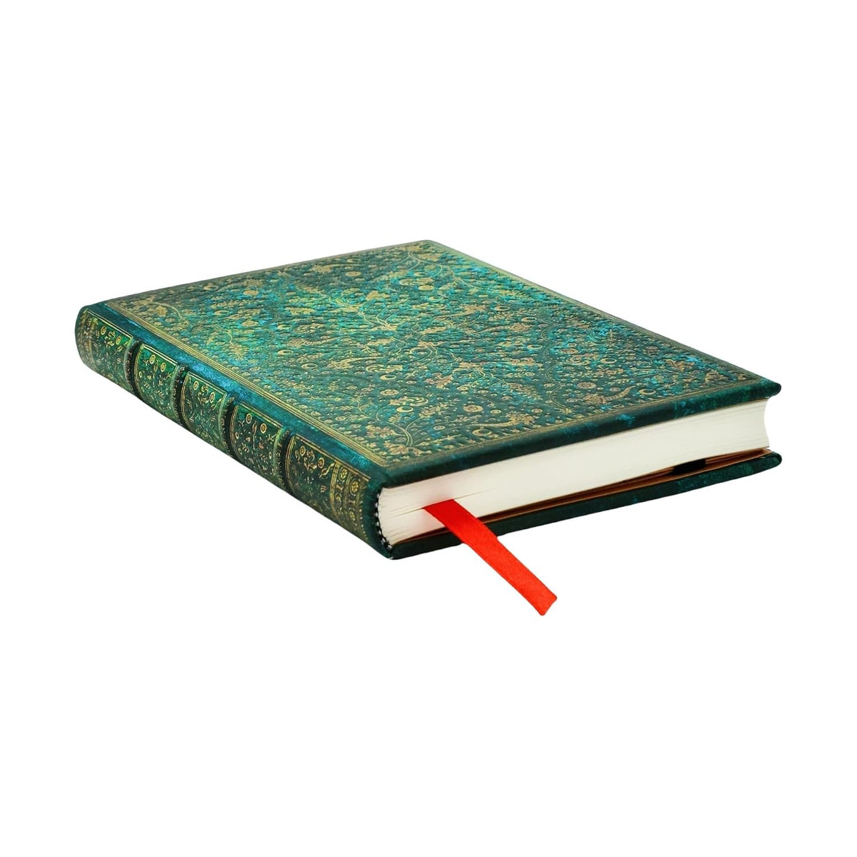 Emerald Flower Mini Lined Hardcover Journal