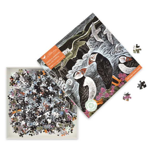 Angela Harding: Fair Isle Puffins: A 1000-piece Jigsaw Puzzle