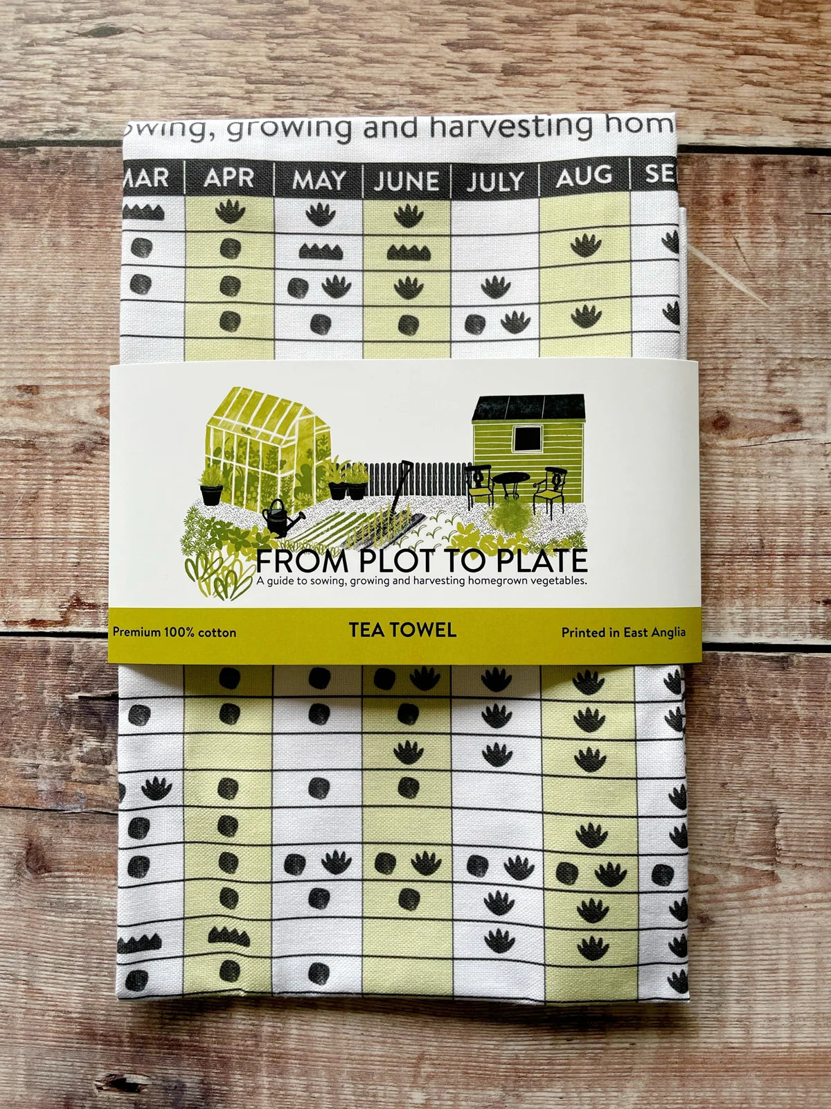From Plot to Plate Tea Towel