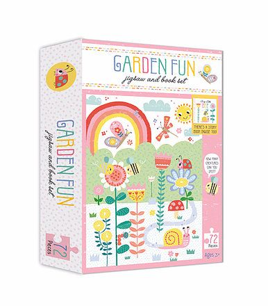 Garden Fun Jigsaw & Book Set