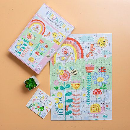 Garden Fun Jigsaw & Book Set