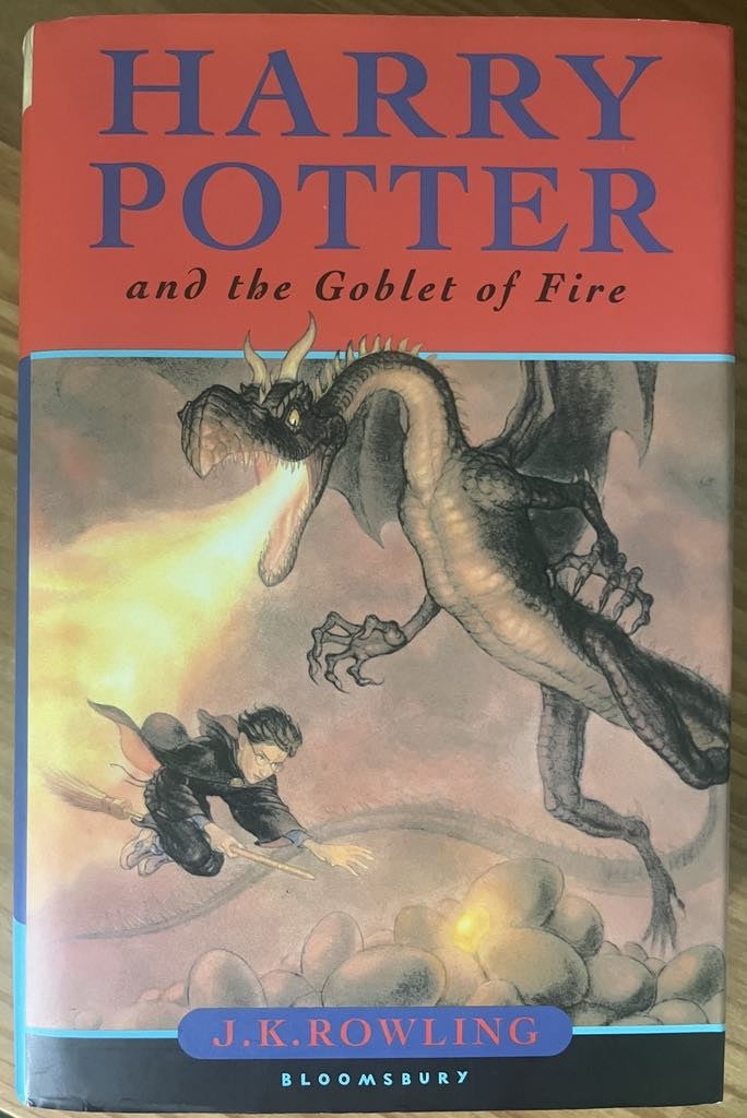 Harry Potter and the Goblet of Fire - J. K. Rowling - FIRST EDITION