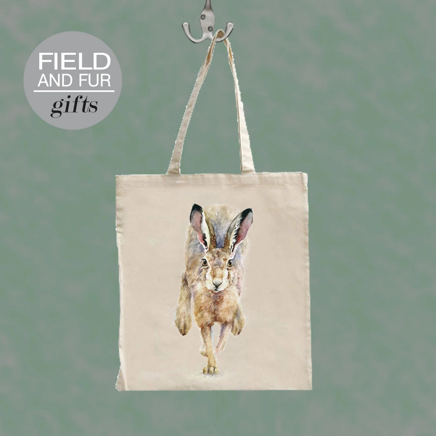 Hare Tote Shopping Bag - Field and Fur