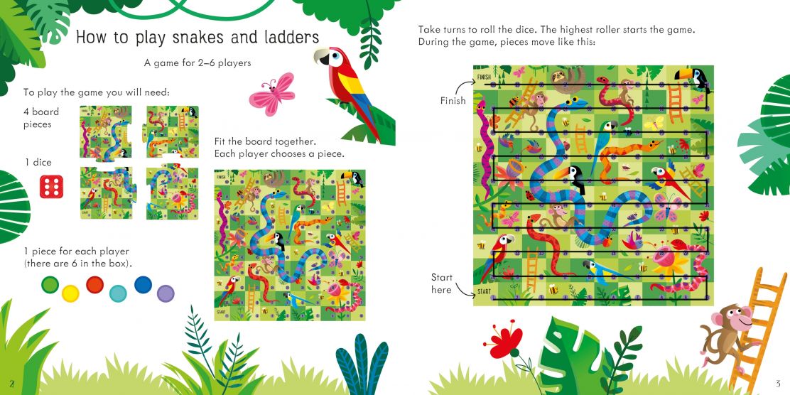 Snakes and Ladders Board Game