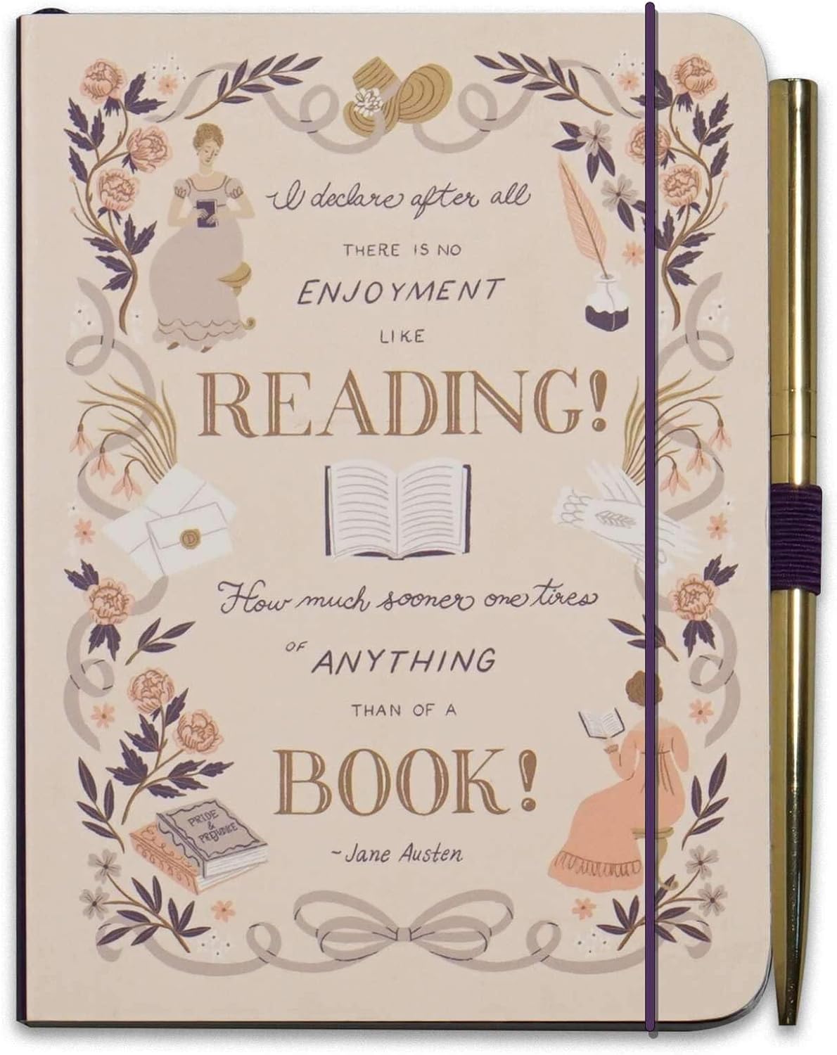 Jane Austin A6 Notebook & Pen