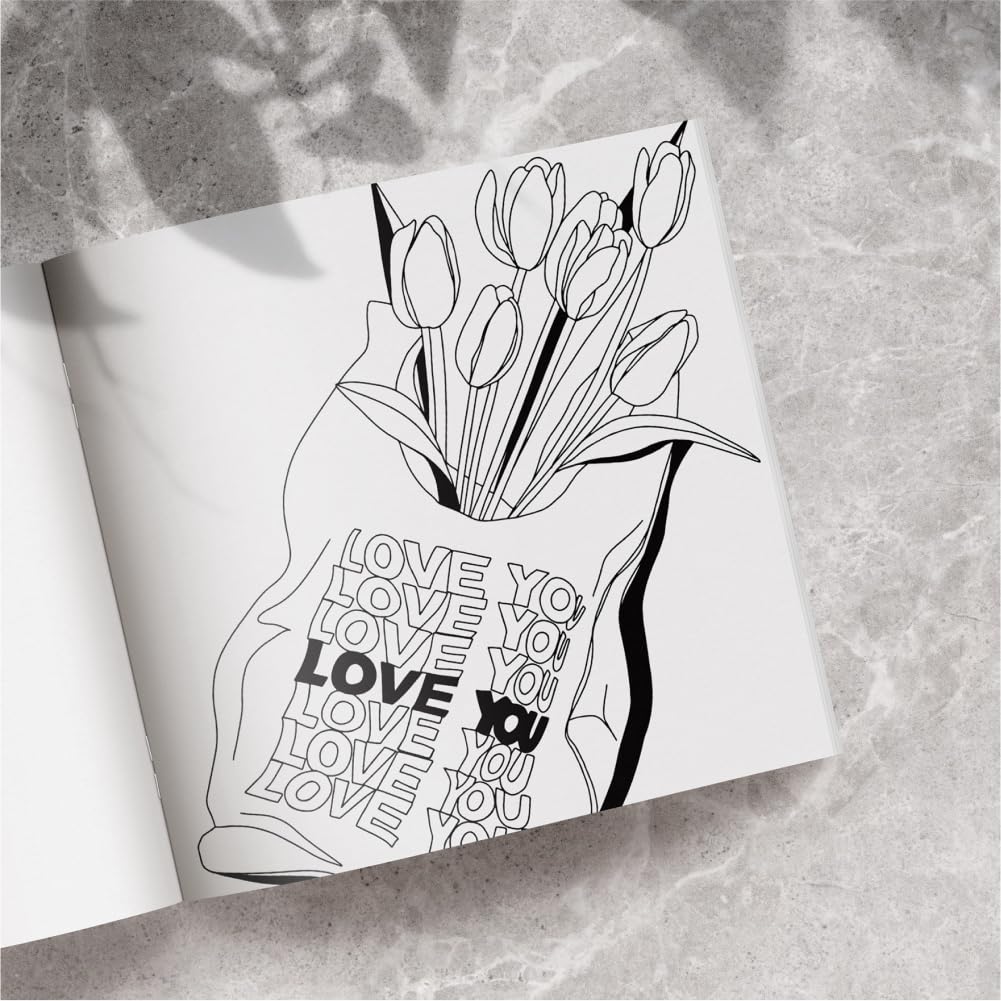 Love In Bloom: A Colouring Book