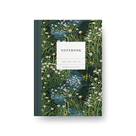 Design No.27 Marsh Daisies Hardback Notebook