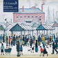 L.S. Lowry: Market Scene, Northern Town, 1939: A 1000-piece Jigsaw Puzzle