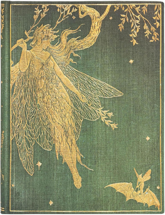 Olive Fairy Ultra Unlined Hardcover Journal
