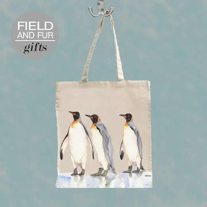 Penguins Tote Shopping Bag - Field and Fur