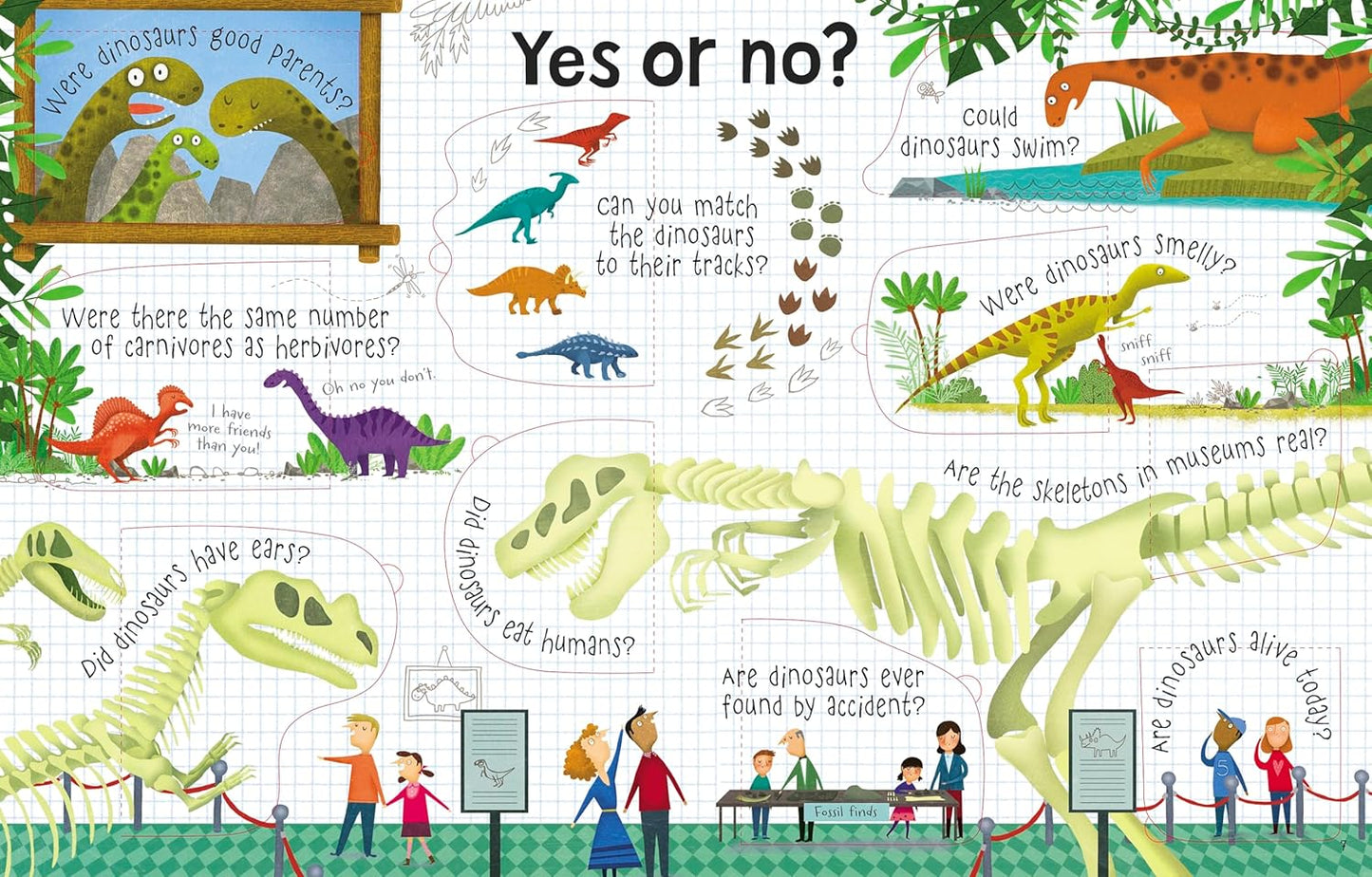 Lift-the-flap Questions and Answers about Dinosaurs - Questions and Answers - Katie Daynes | Marie-Eve Tremblay