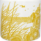 Reeds & Birds Ceramic Plant Pot - Kate Heiss (Mustard Yellow)
