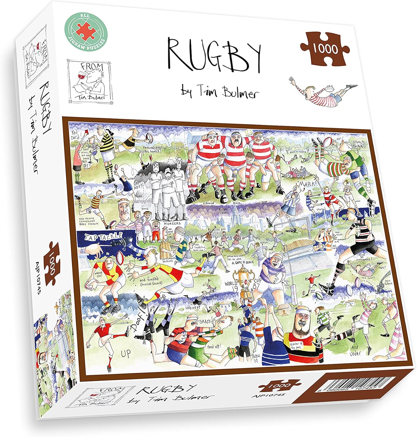 Rugby Jigsaw 1000 Piece Puzzle - Tim Bulmer