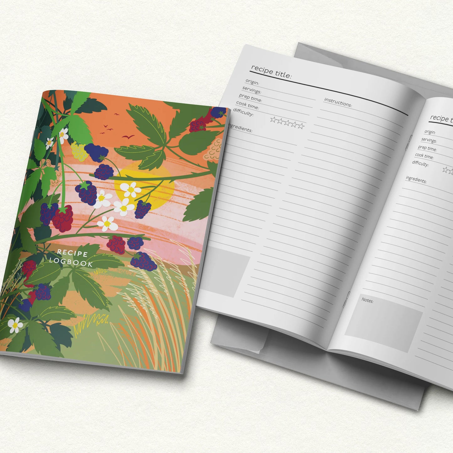 Recipe Logbook (Hedgegrow)- Onneke