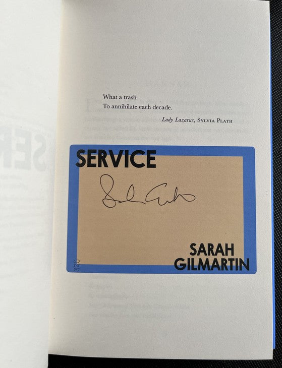 Service - Sarah Gilmartin - SIGNED FIRST EDITION