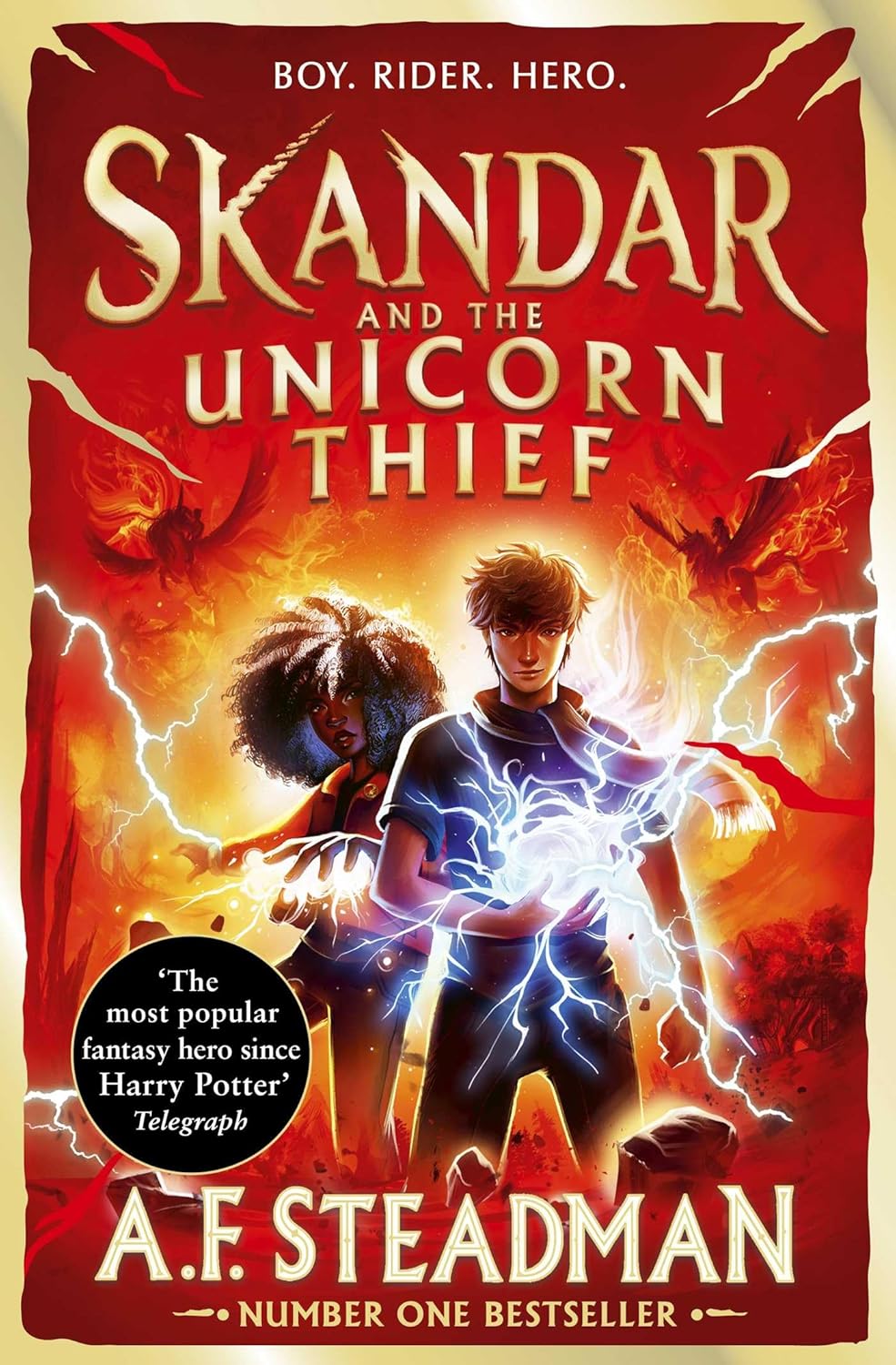 Skandar and the Unicorn Thief (Skandar Series #1) - A.F. Steadman