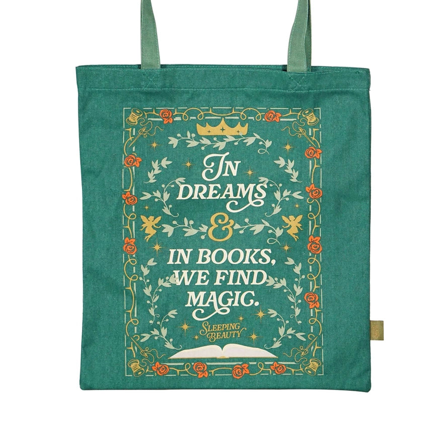 Sleeping Beauty Recycled Cotton Shopping Bag