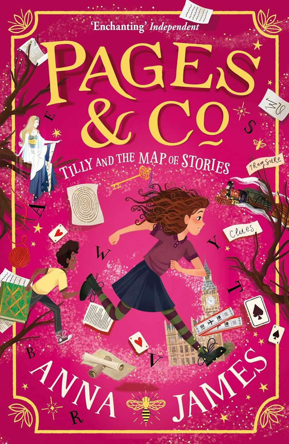Tilly and the Map of Stories (Pages & Co. Series #3) - Anna James