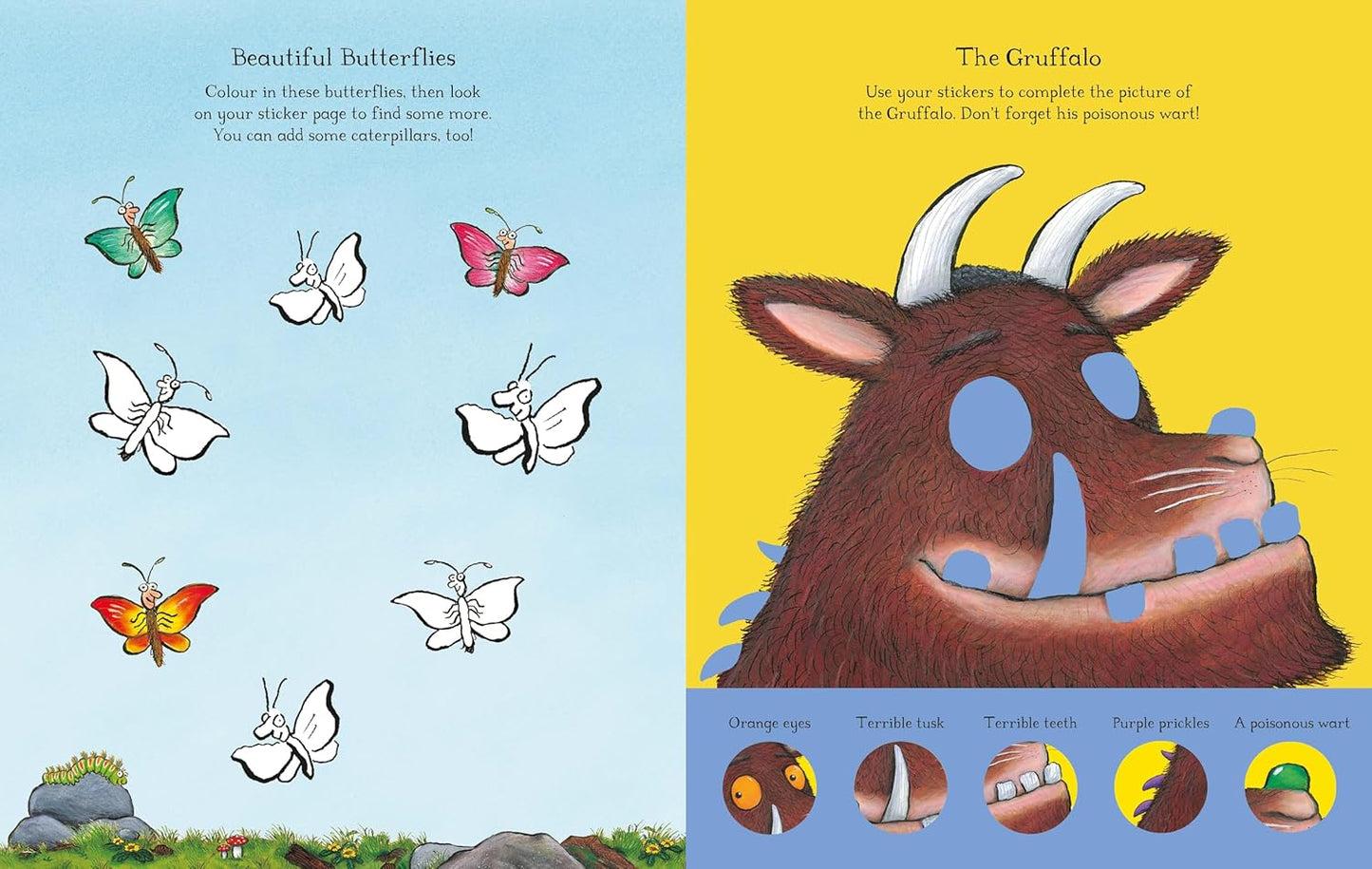 The Gruffalo: A First Sticker Book - Julia Donaldson | Axel Scheffler