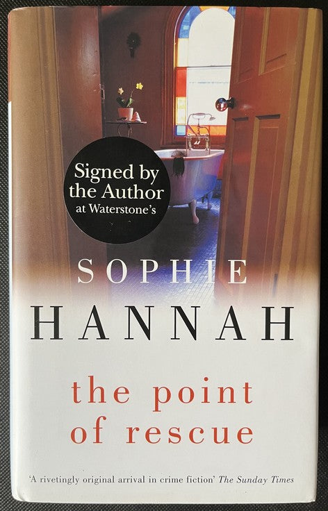 The Point of Rescue - Sophie Hannah - SIGNED FIRST EDITION