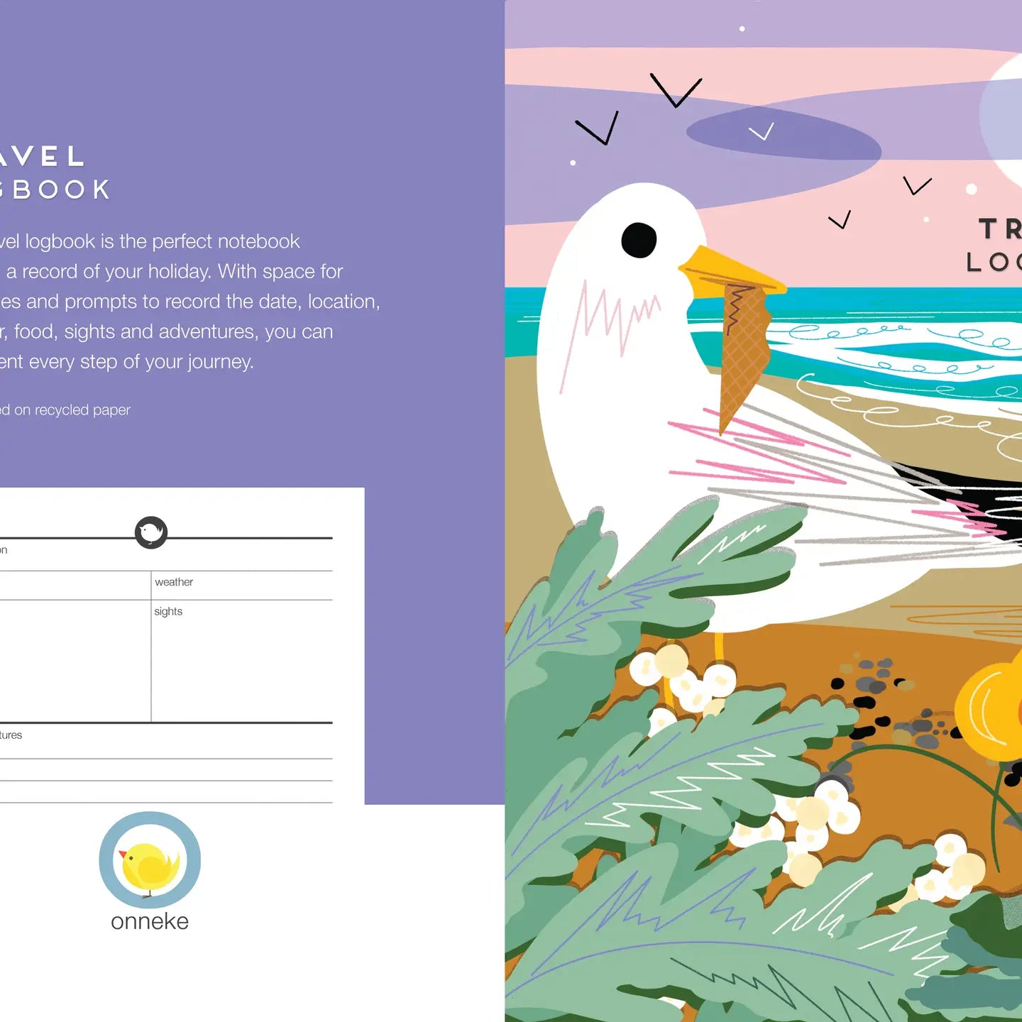 Travel Logbook Seagull - Onneke