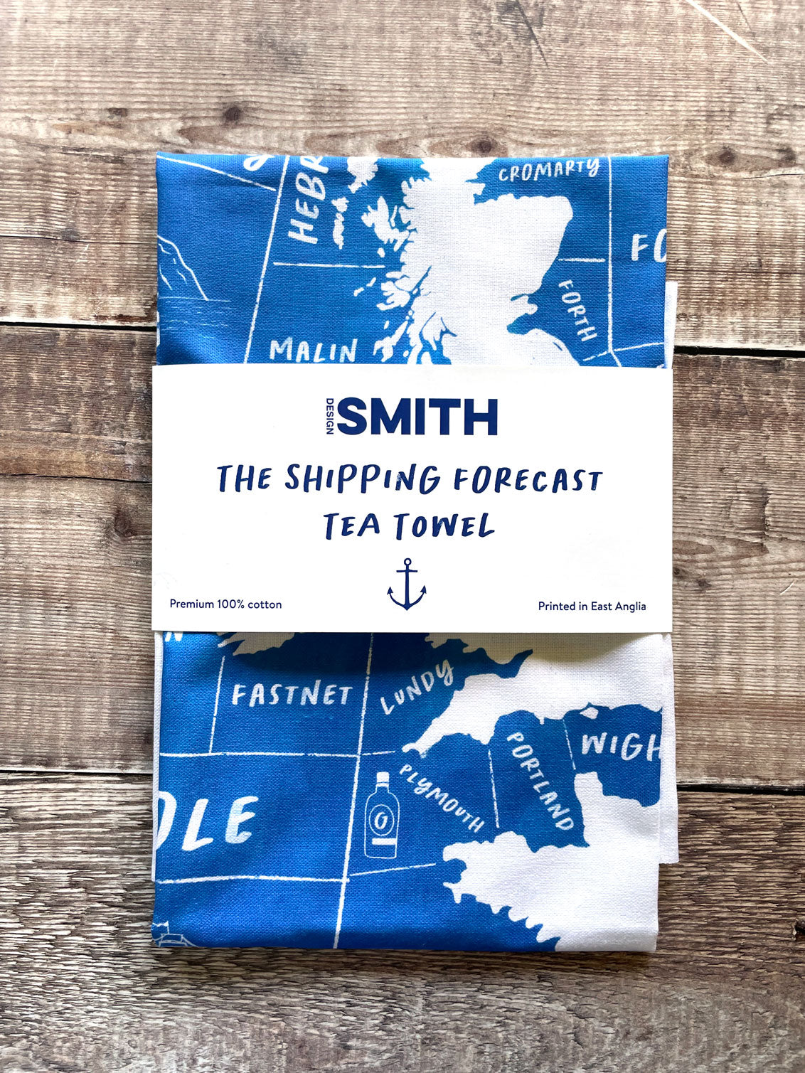 The Shipping Forecast Tea Towel