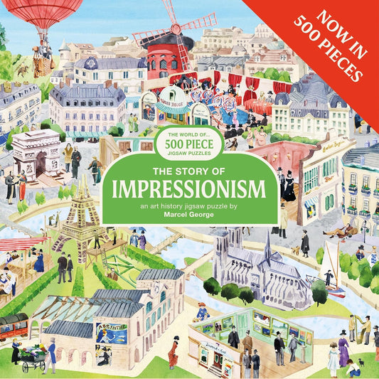 The Story of Impressionism: 500 Piece Jigsaw Puzzle