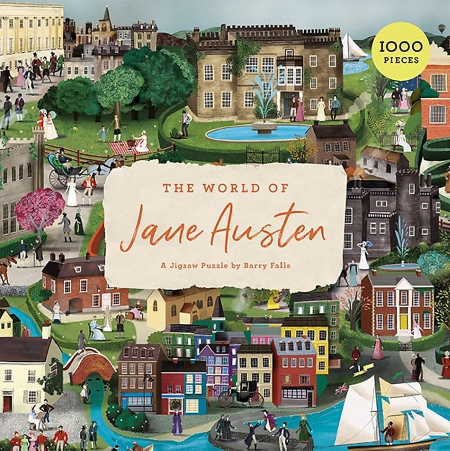 The World of Jane Austen: A 1000-piece Jigsaw Puzzle