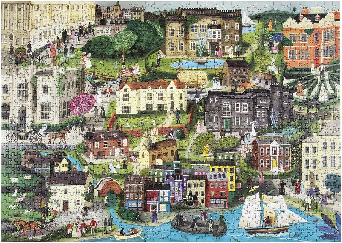 The World of Jane Austen: A 1000-piece Jigsaw Puzzle