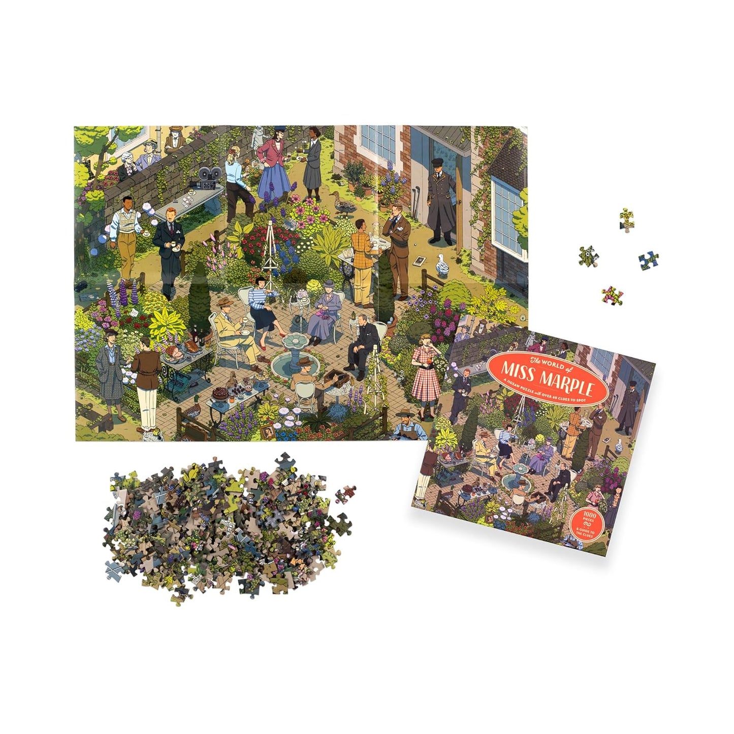 The World of Miss Marple: 1000 Piece Jigsaw Puzzle