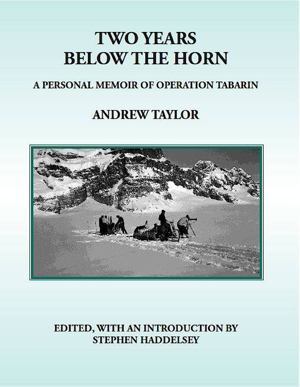Two Years Below the Horn - Andrew Taylor