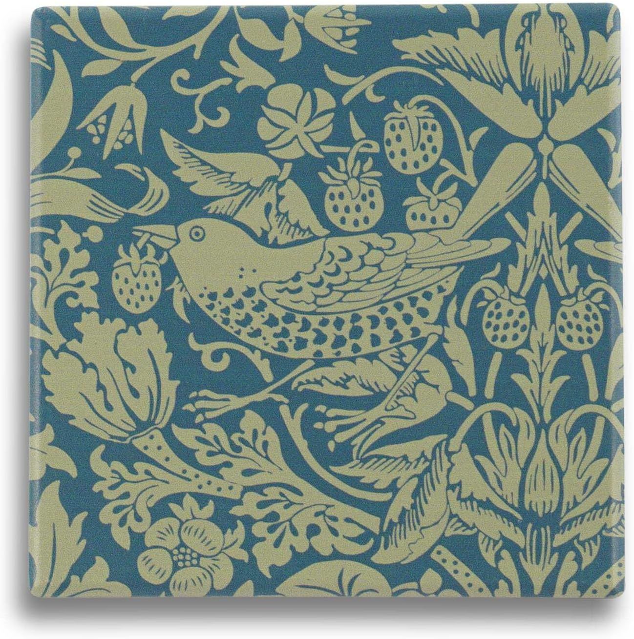 Coaster Single Ceramic -  William Morris (Sage)