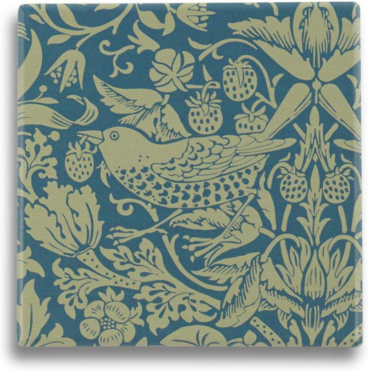 Coaster Single Ceramic -  William Morris (Sage)