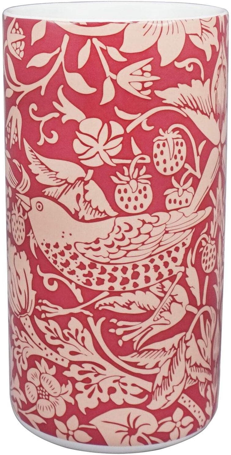 Ceramic Vase - William Morris (Raspberry)