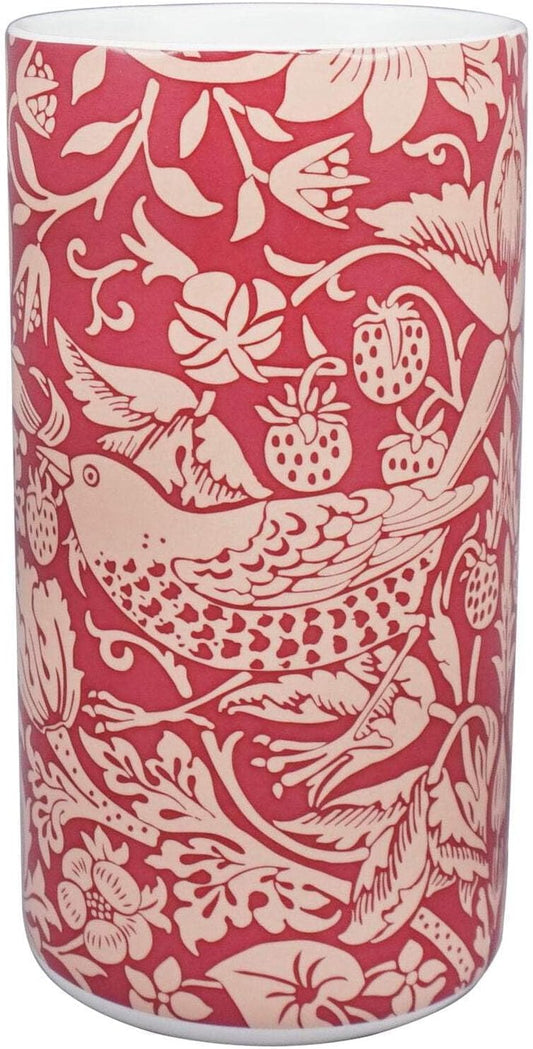 Ceramic Vase - William Morris (Raspberry)