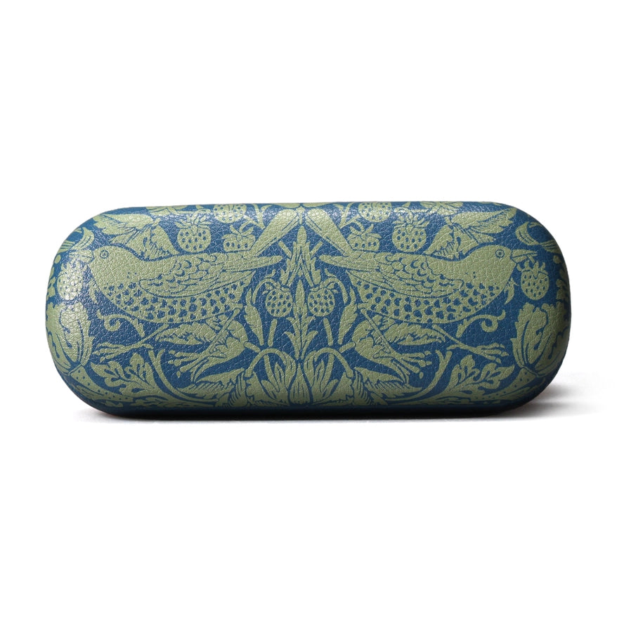 Glasses Case - William Morris Strawberry Thief (Sage Green)