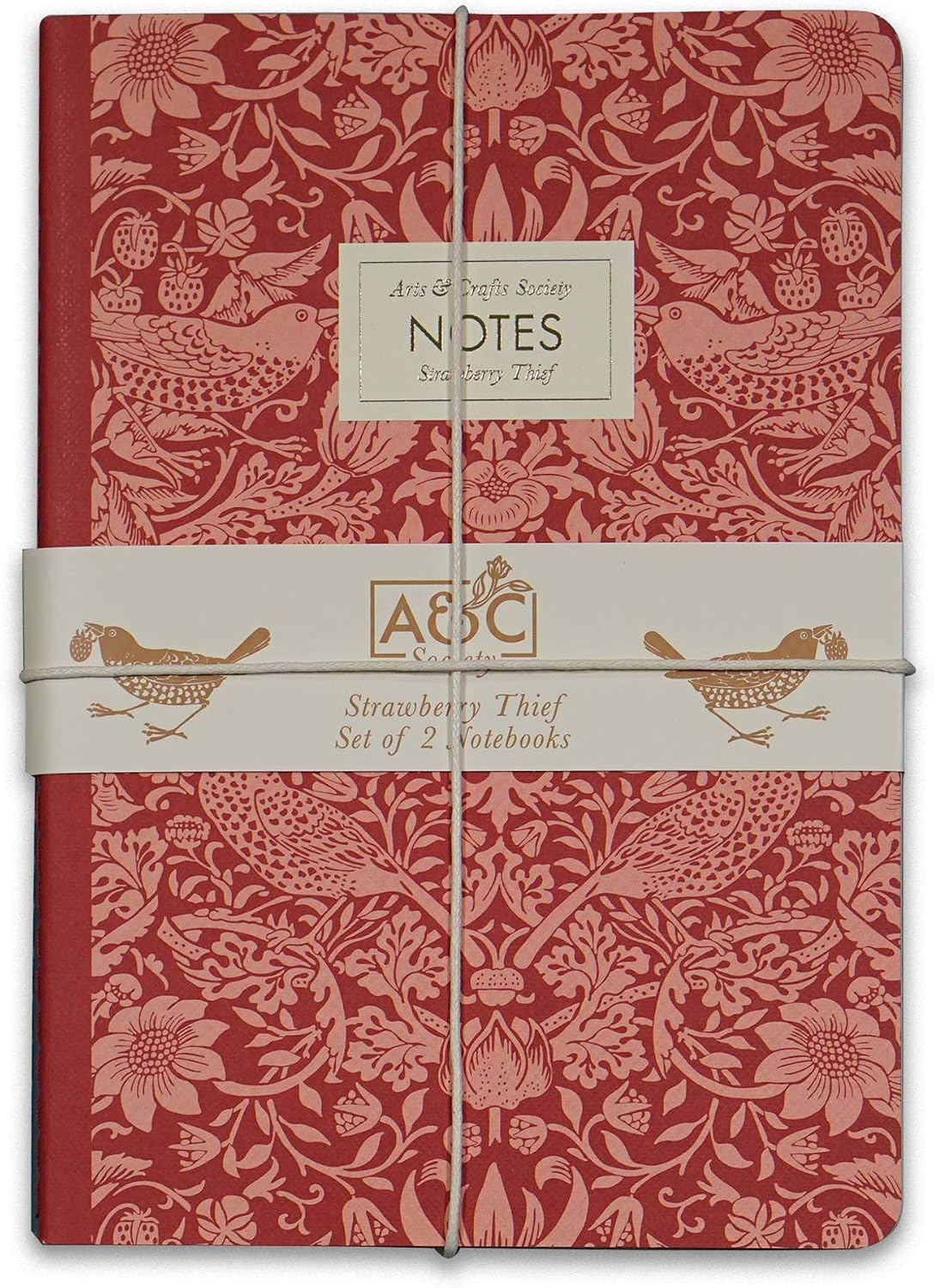 William Morris Strawberry Thief Notebook Set of 2