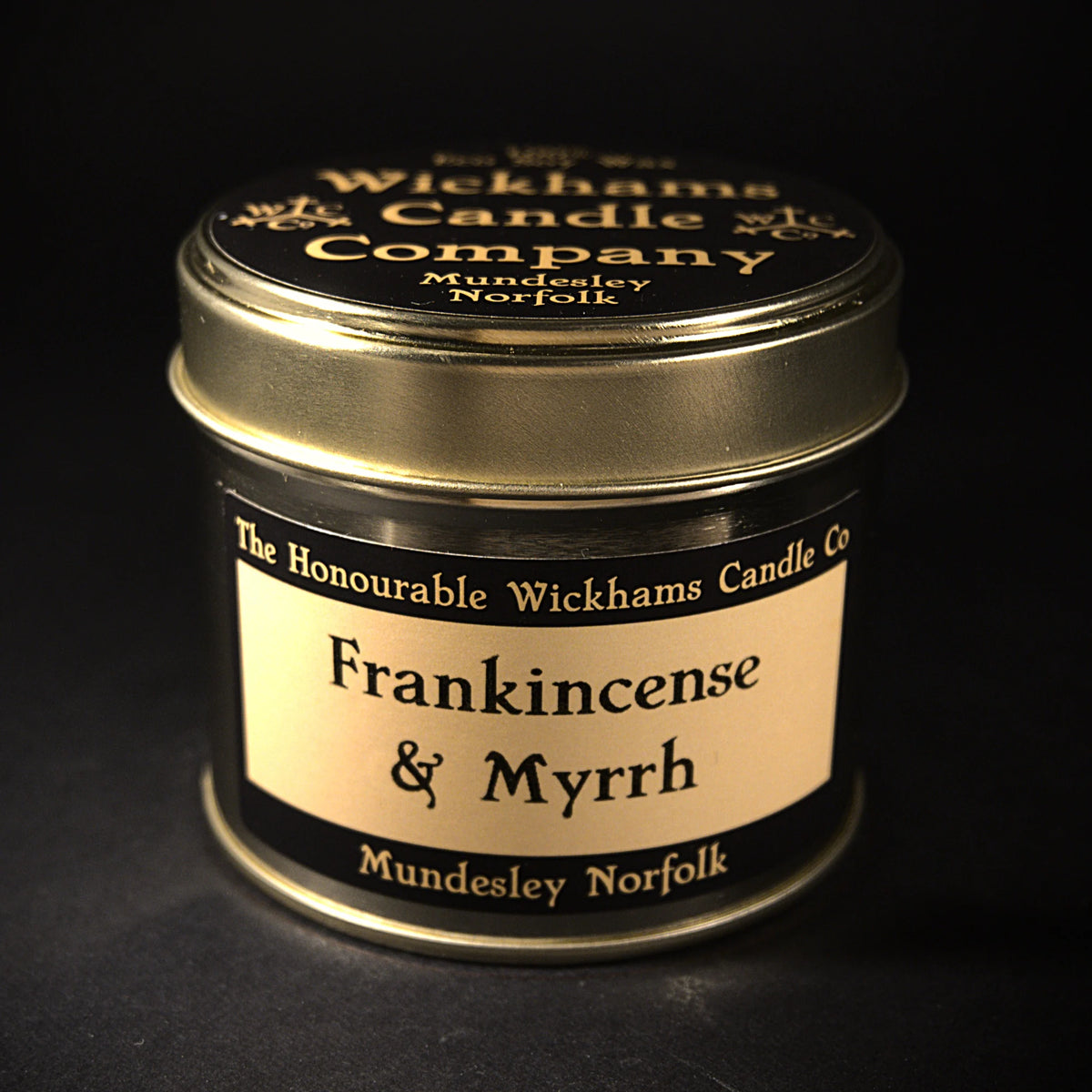 Frankincense and Myrrh Candle - The Honourable Wickham's Candle Company
