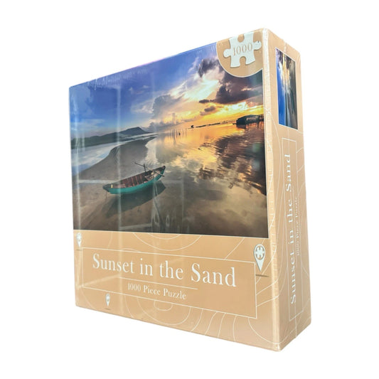 Sunset in the Sand: 1000 Piece Puzzle