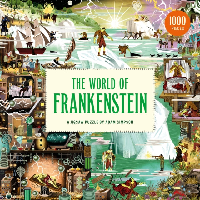 The World of Frankenstein: 1000 Piece Jigsaw Puzzle