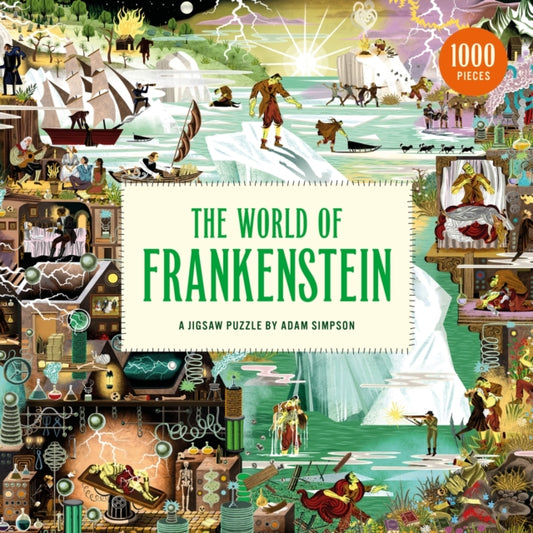 The World of Frankenstein: 1000 Piece Jigsaw Puzzle