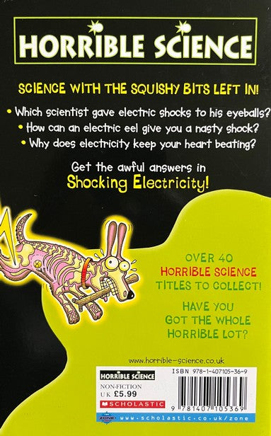 Shocking Science Book Horrible Science: Shocking Electricity - Nick Arnold – Book Bubble/Old ...