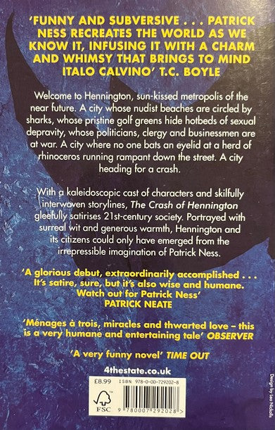 The Crash of Hennington - Patrick Ness