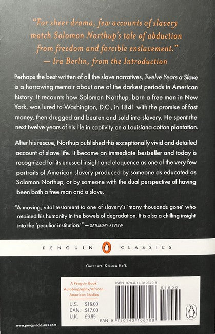 Twelve Years a Slave - Solomon Northup